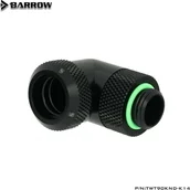 Chłodzenie wodne - Barrow Barrow Multi-Link Adapter Anschluss 90 Grad G1/4 Zoll AG auf 14mm AD Hardtube - drehbar, schwarz - miniaturka - grafika 1