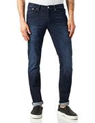 Spodnie męskie - GANT Spodnie męskie Maxen Active-Recover Jeans na czas wolny, Dark Blue Worn in, 32 PL - miniaturka - grafika 1