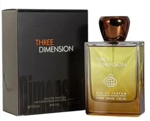 FRAGRANCE WORLD THREE DIMENSION 100ML WODA PERFUMOWANA DLA MĘŻCZYZN PERFUMY - Wody i perfumy męskie - miniaturka - grafika 1