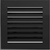 Akcesoria kominkowe - Kratki.pl KRATKA KOMINKOWA FRESH CZARNA 170X170 MM 17C/FRESH - miniaturka - grafika 1