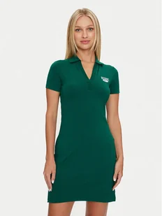 Reebok Sukienka codzienna Cl Ae V Polo Dress 100076246 Zielony Regular Fit - Sukienki - miniaturka - grafika 1