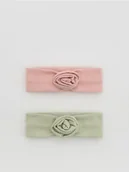 Komplety dla niemowląt - Reserved - Bawełniana opaska na głowę 2 pack - wielobarwny - miniaturka - grafika 1