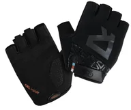Rękawiczki rowerowe - Radvik, męskie rękawice rowerowe, Hilder, r. L, czarny - miniaturka - grafika 1