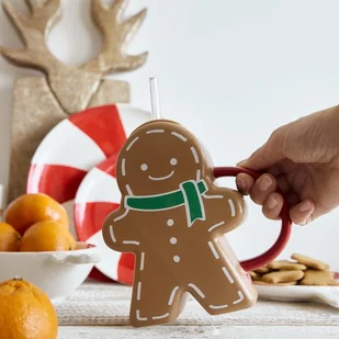 Kubek BRILEY ciastek ze szklaną słomką 0,55 l HOMLA - Kubki - miniaturka - grafika 5