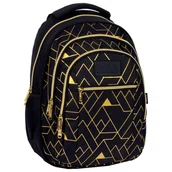 Plecaki - Plecak BackUp 6 - Geometric gold (O23) - miniaturka - grafika 1