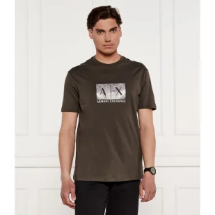 Armani Exchange T-shirt Regular Fit - Koszulki męskie - miniaturka - grafika 1