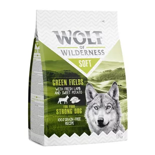 Wolf of Wilderness Soft Green Fields 1 kg - Sucha karma dla psów - miniaturka - grafika 1