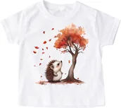 Koszulki dla dziewczynek - Koszulka z jeżem na Dzień Jeża - wzór jeż119 - miniaturka - grafika 1