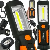 Oświetlenie warsztatowe - Latarka Warsztatowa Lampka Usb Led Cob Aku Lampa - miniaturka - grafika 1