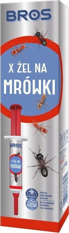Bros Żel X na mrówki 10g Skuteczny preparat owadobójczy w strzykawce