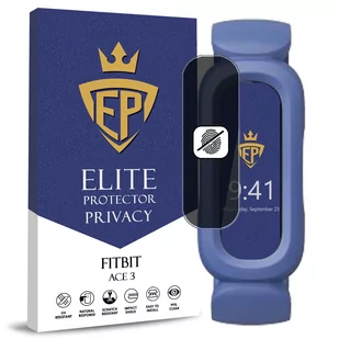 FOLIA 5D PRYWATYZUJĄCA SZKŁO ANTI-SPY DO FITBIT ACE 3 CAŁY EKRAN - Akcesoria do smartwatchy - miniaturka - grafika 1