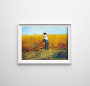 Plakaty - Plakat na ścianę Weteran w nowym polu autorstwa Winslow Homer A3 30x40cm z ramką pion - miniaturka - grafika 1