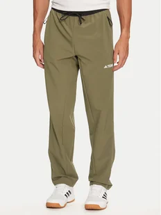 adidas Spodnie outdoor Terrex Liteflex Hiking IQ3510 Zielony Regular Fit - Odzież trekkingowa męska - miniaturka - grafika 1