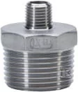 Nypel gwintowany ze stali nierdzewnej redukcyjny wkrętny 3/4" x 1/2" - Akcesoria hydrauliczne - miniaturka - grafika 1
