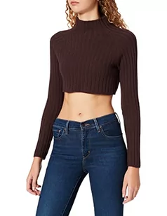 Sisley Damski modny szalik, Brązowy 0g3, L - Apaszki i szaliki damskie - miniaturka - grafika 1