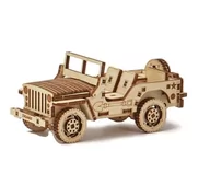 Puzzle - Wood Trick Drewniane puzzle 3D Jeep WT432 - miniaturka - grafika 1