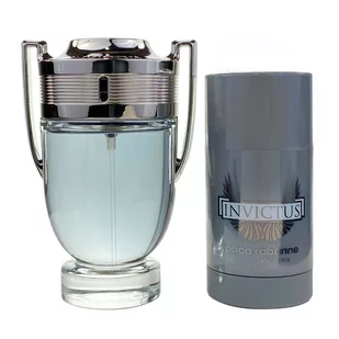 Zestaw Paco Rabanne Invictus Woda toaletowa 100 ml + Dezodorant w sztyfcie 75 ml (3349668603923) - Zestawy kosmetyków męskich - miniaturka - grafika 1
