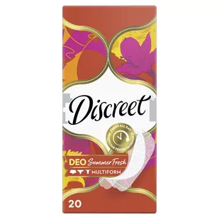 Discreet Deo Wkładki hignieniczne Summer Fresh 20 szt. - Wkładki higieniczne - miniaturka - grafika 1