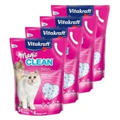 Żwirek dla kotów - Vitakraft Żwirek dla kotów Magic Clean 4x5 l - miniaturka - grafika 1