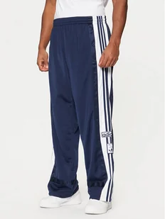 adidas Spodnie dresowe Adibreak JD4268 Granatowy Loose Fit - Spodnie sportowe męskie - miniaturka - grafika 1