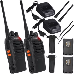 2X Walkie Talkie Krótkofalówki Baofeng Bf888S Pmr - Krótkofalówki - miniaturka - grafika 1