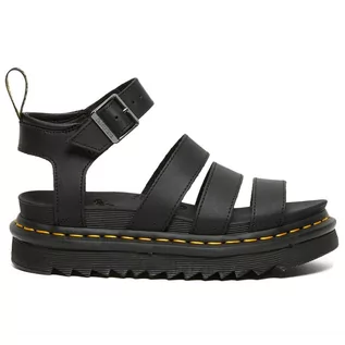 Sandały damskie - Sandały Dr Martens Blaire Leather Strap 24235001 - czarne - grafika 1