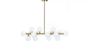 Lumina Deco Deco NOWOCZESNA LAMPA WISZĄCA MOSIĘŻNA PETRICA W16 LDP 6033-16 (MD) - Lampy sufitowe - miniaturka - grafika 1