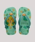 Klapki i japonki damskie - Havaianas Dziecięce Klapki Zielone Japonki 20 Żłd - miniaturka - grafika 1