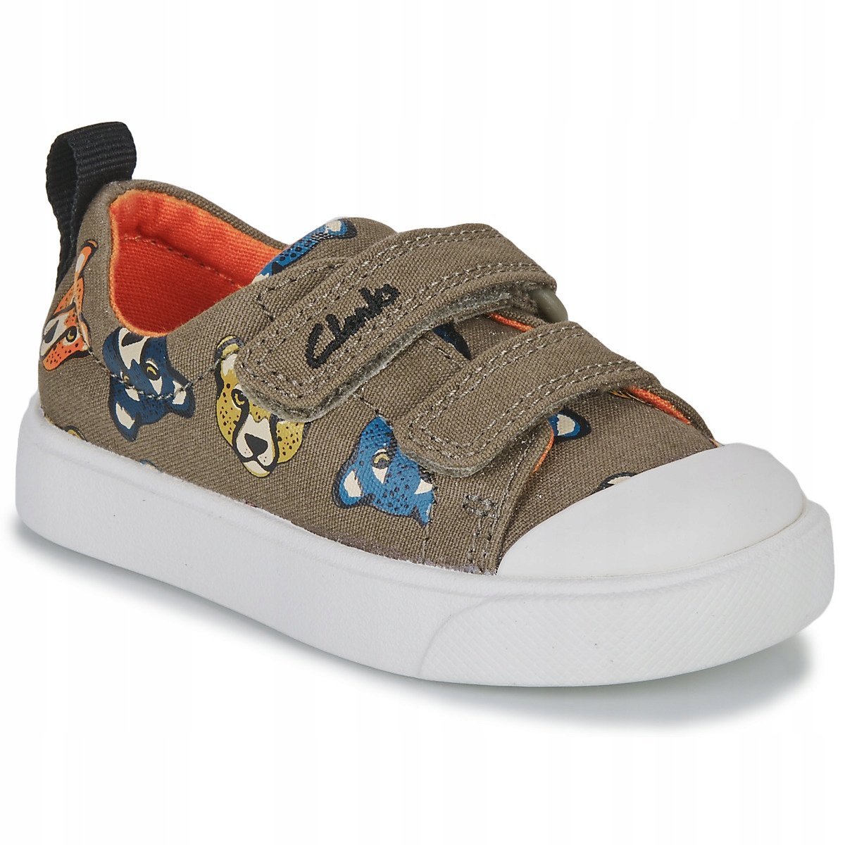 CLARKS TRAMPKI DZIECIĘCE Z NADRUKIEM 22,5 1S7C