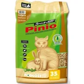 Żwirek dla kotów - Certech Żwirek Super Pinio Naturalny żwirek dla kota drewniany 35l - miniaturka - grafika 1