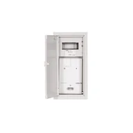 Inne akcesoria elektryczne - Szafka licznikowa natynkowa metalowa wąska pod licznik elektroniczny 1x6M IP31 NRL1F6WE - miniaturka - grafika 1