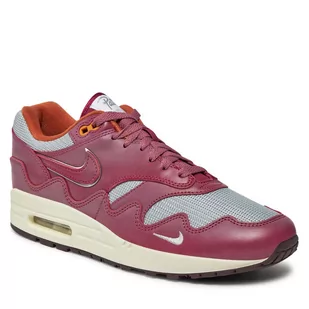 Buty Nike Air Max 1 Patta Waves DO9549 001 Mettallic Silver/Rush Maroon - Półbuty męskie - miniaturka - grafika 1