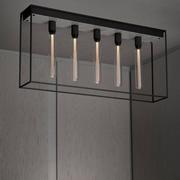 Lampy sufitowe - Lampa sufitowa Caged Ceiling 5.0 Biały Marmur - miniaturka - grafika 1