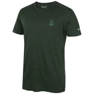 Koszulki sportowe męskie - Koszulka męska Zulu Merino Fire 160 Short Comfy Rozmiar: M / Kolor: ciemnozielony - miniaturka - grafika 1