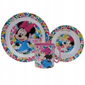 Zestawy naczyń dla dzieci - ZESTAW OBIADOWY do mikrofalówki Myszka Minnie 2224 - miniaturka - grafika 1