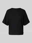 Koszulki i topy damskie - T-shirt o luźnym kroju z rękawami nietoperzowymi - miniaturka - grafika 1