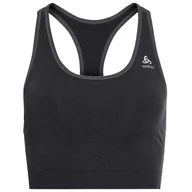 Bielizna sportowa damska - Biustonosz sportowy damski Odlo SEAMLESS MEDIUM z Ceramicool czarny - miniaturka - grafika 1