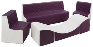 Komplet Mebelków Dla Dzieci: 2 X Fotelik + Kanapa + Leżanka Ekoskóra Pikowana Komplet Mebelków Dla Dzieci: 2 X Fotelik + Kanapa + Leżanka Ekoskóra P.. - Krzesła obrotowe dla dzieci - miniaturka - grafika 1