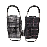 Torby i wózki na zakupy - Torba na zakupy na kółkach mix krata/kolor/DIA4202 DH-DIA4202 - miniaturka - grafika 1