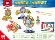 Klocki - Klocki Magnetyczne Zestaw 86 elementów ZKL.M086 - miniaturka - grafika 1