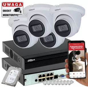 Monitoring domowy Dahua IPC-HDW2831TM-AS-0280B-S2 8MPx Analiza IVS Starlight - Zestawy do monitoringu - miniaturka - grafika 1