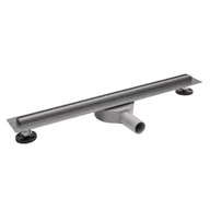 Odpływy liniowe - Balneo SLIM & LOW ProLine Gun Metal 80 cm - Odpływ liniowy prysznicowy (wąski) B1-A0401100201-3 - miniaturka - grafika 1