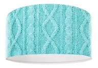 Lampy sufitowe - Macodesign Lampa wisząca Turkusowy sewterek foto-196-40cm, 60 W - miniaturka - grafika 1