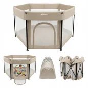 Łóżeczka i kojce - Kojec dziecięcy TULANO składany suchy basen plac zabaw dziecka 125x125cm - miniaturka - grafika 1