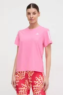 Koszulki sportowe damskie - adidas Performance t-shirt do biegania Own the Run kolor różowy - miniaturka - grafika 1
