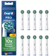 Końcówki do szczoteczek elektrycznych - ORAL-B BRAUN końcówki do szczoteczki elektrycznej końcówki do szczoteczki elektrycznej CrossAction 10szt. EB50-10 "PRO" - miniaturka - grafika 1