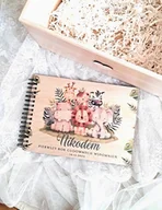 Pamiątka Chrztu Świętego - ALBUM SAFARI z personalizacją, prezent na Roczek, Chrzest, narodziny - miniaturka - grafika 1