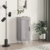Komody - vidaXL Szafka, szary dąb sonoma, 34,5x34x90 cm materiał drewnopochodny - miniaturka - grafika 1