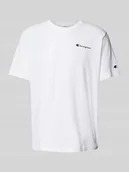 Koszulki męskie - T-shirt z nadrukiem z logo - miniaturka - grafika 1