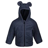 Kurtki i płaszcze dla chłopców - Regatta Dziecięce Joely Puszyste zwierzę uszy polar z kieszenią typu kangur, ciemny denim, 12-18 - miniaturka - grafika 1